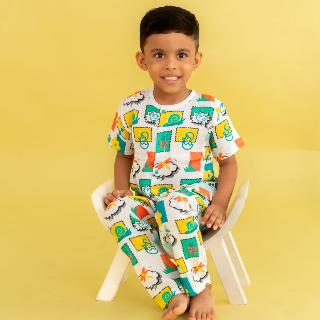 Box of Love - Muslin Sleep Suit for babies and kids (Unisex)