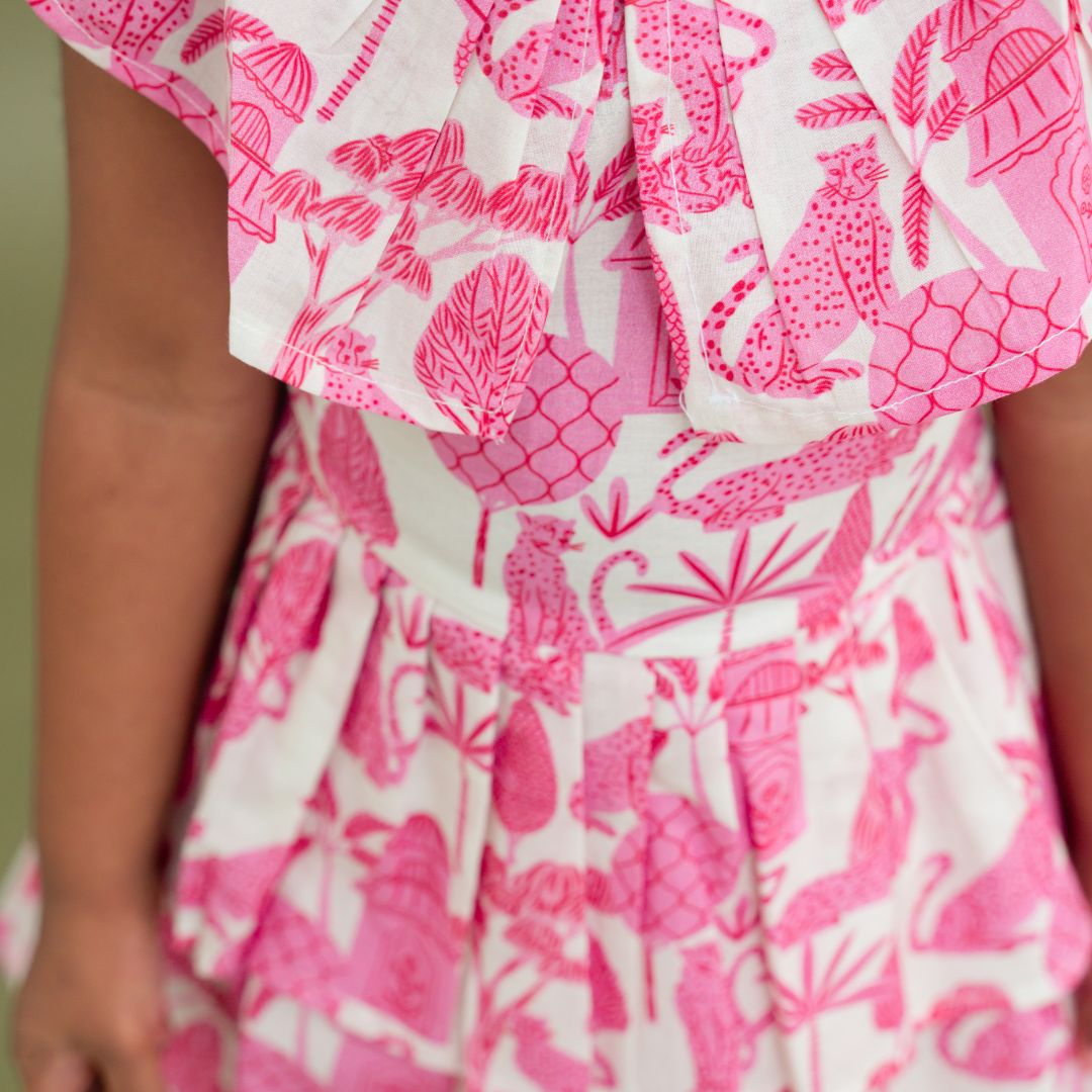 Stampscape - Mulmul Cotton Frill Frock