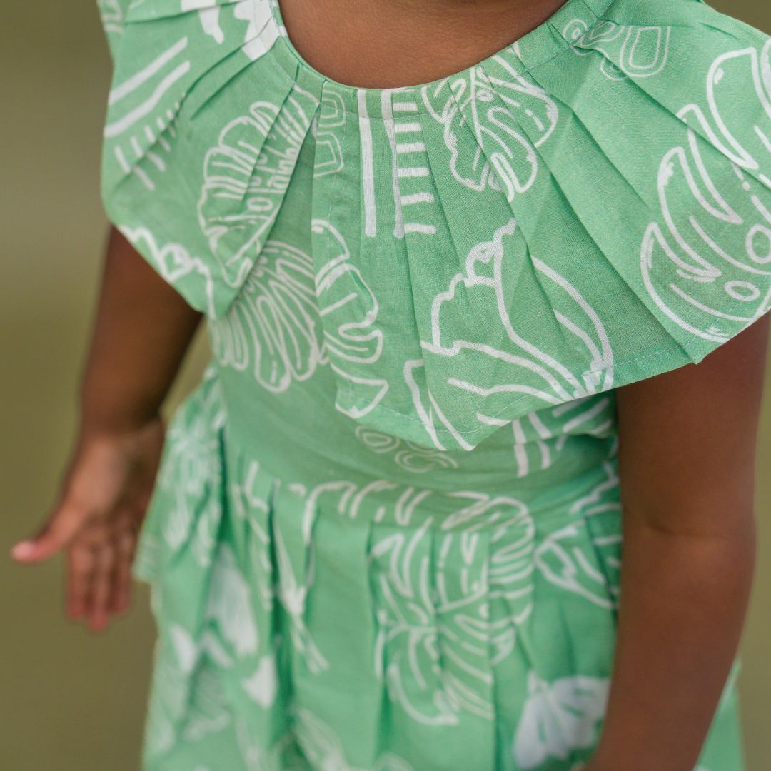 Stampscape - Mulmul Cotton Frill Frock
