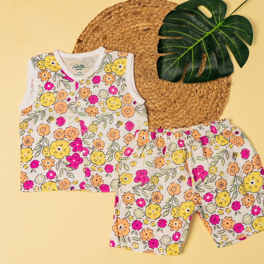 Toucan Punch - Muslin Jabla and Shorts for Babies and Toddlers