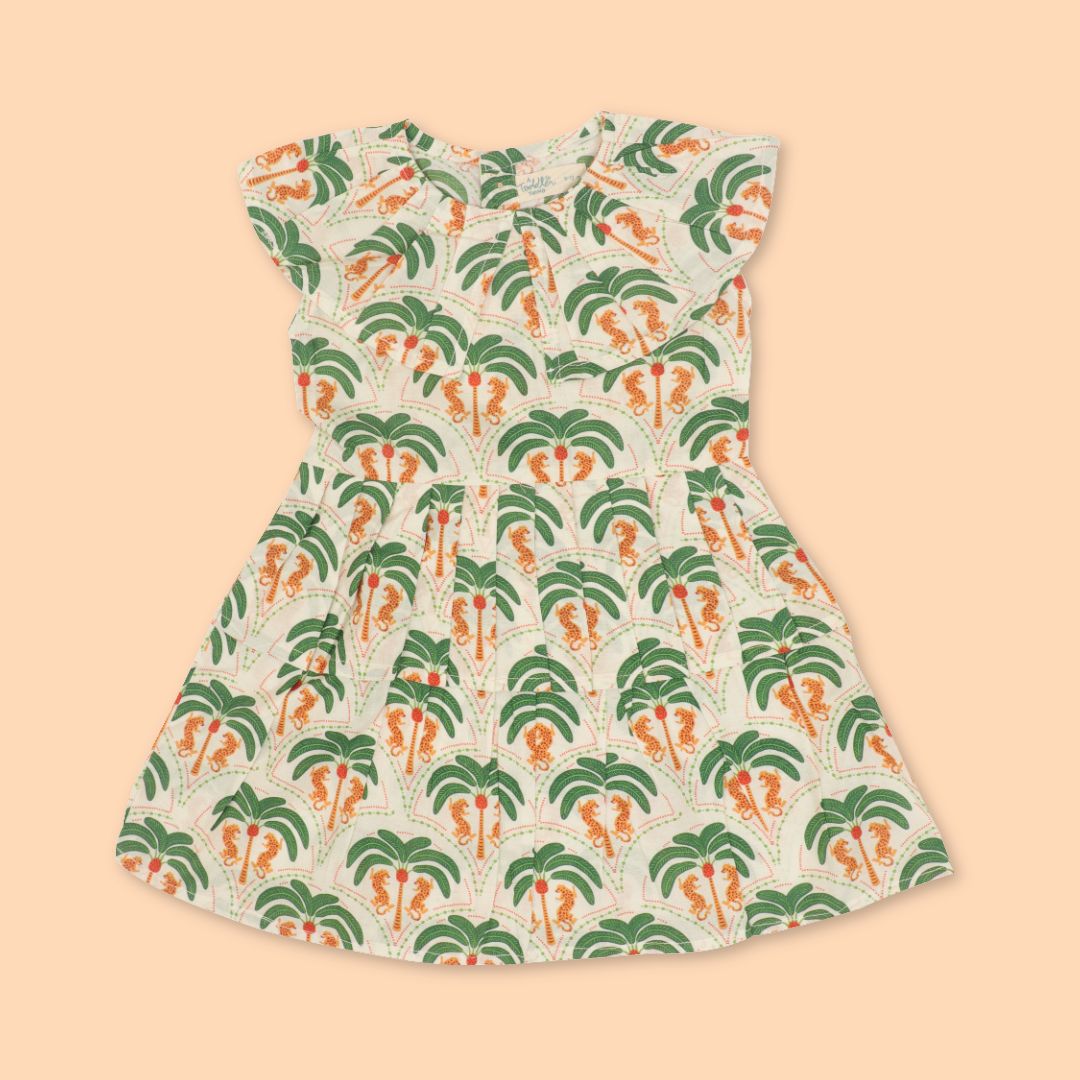 Stampscape - Mulmul Cotton Frill Frock