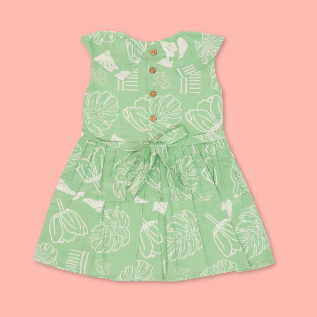 Stampscape - Mulmul Cotton Frill Frock