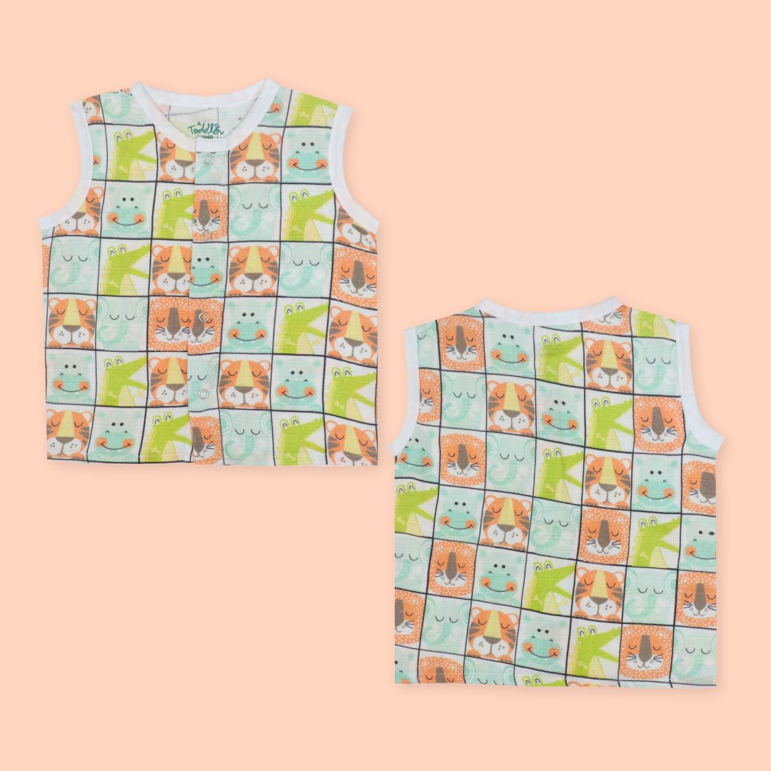 Special Edition - Muslin Jabla Button Type for Babies -  Combo Packs