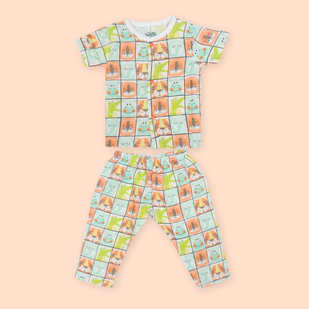 Toucan Punch - Muslin Sleep Suit for babies and kids (Unisex)