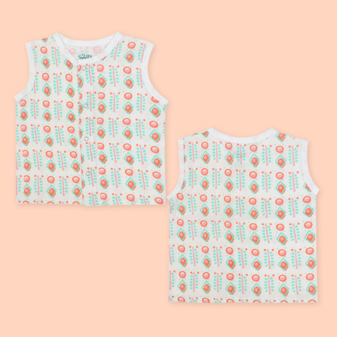 Special Edition - Muslin Jabla Button Type for Babies -  Combo Packs