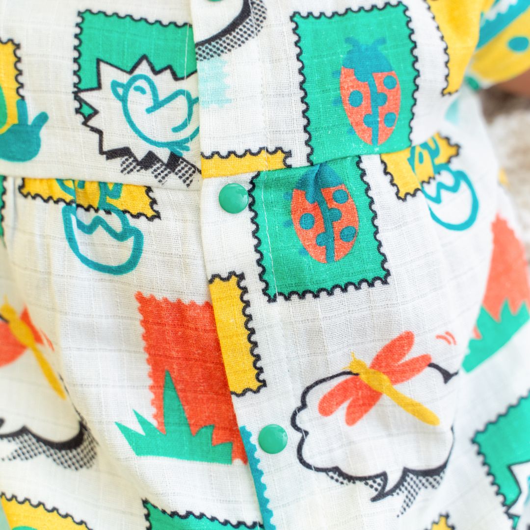 Boxed With Toddler Tales - Muslin Button Frock - Pack of 2