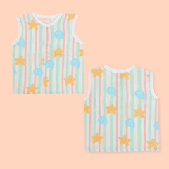 Special Edition - Muslin Jabla Button Type for Babies -  Combo Packs