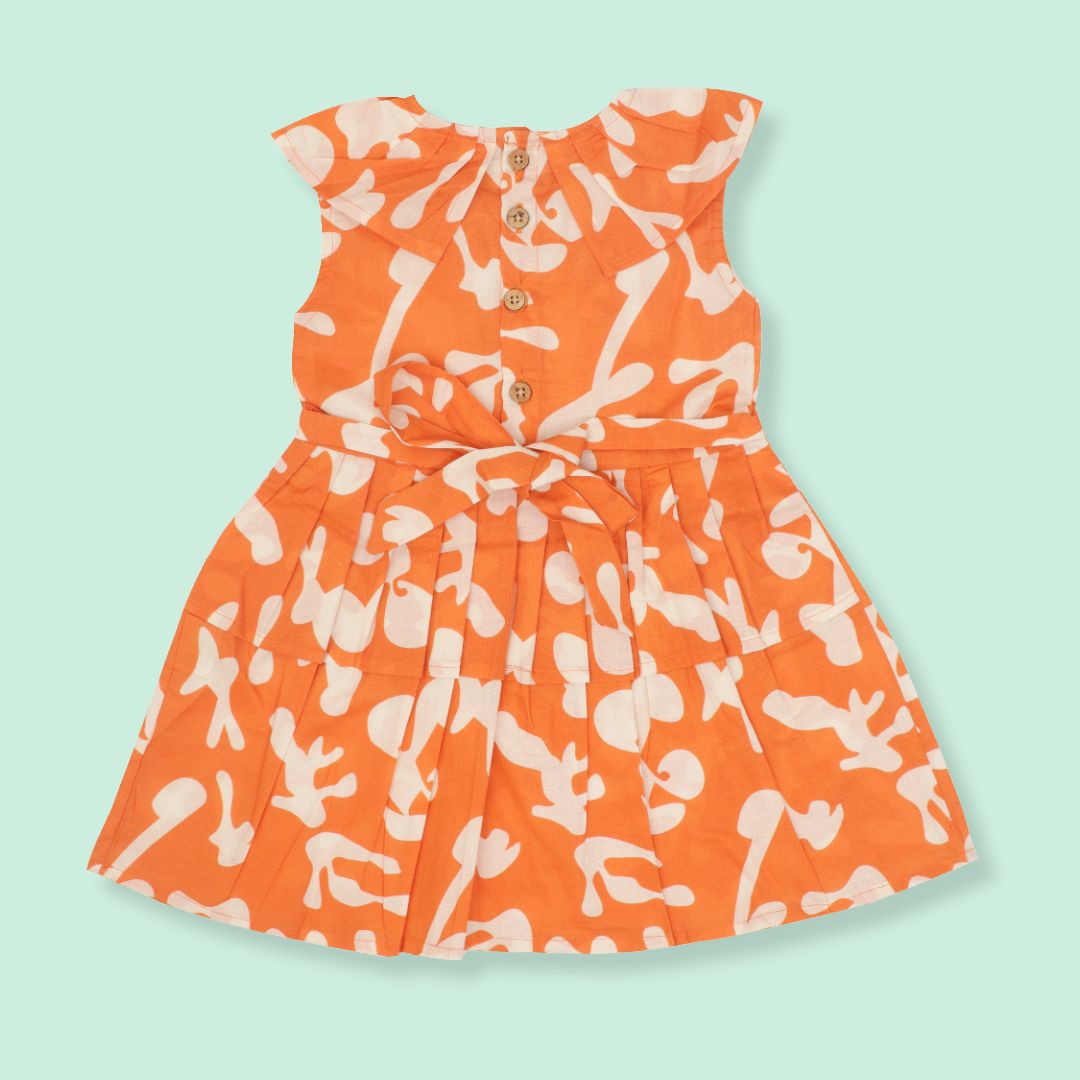 Stampscape - Mulmul Cotton Frill Frock