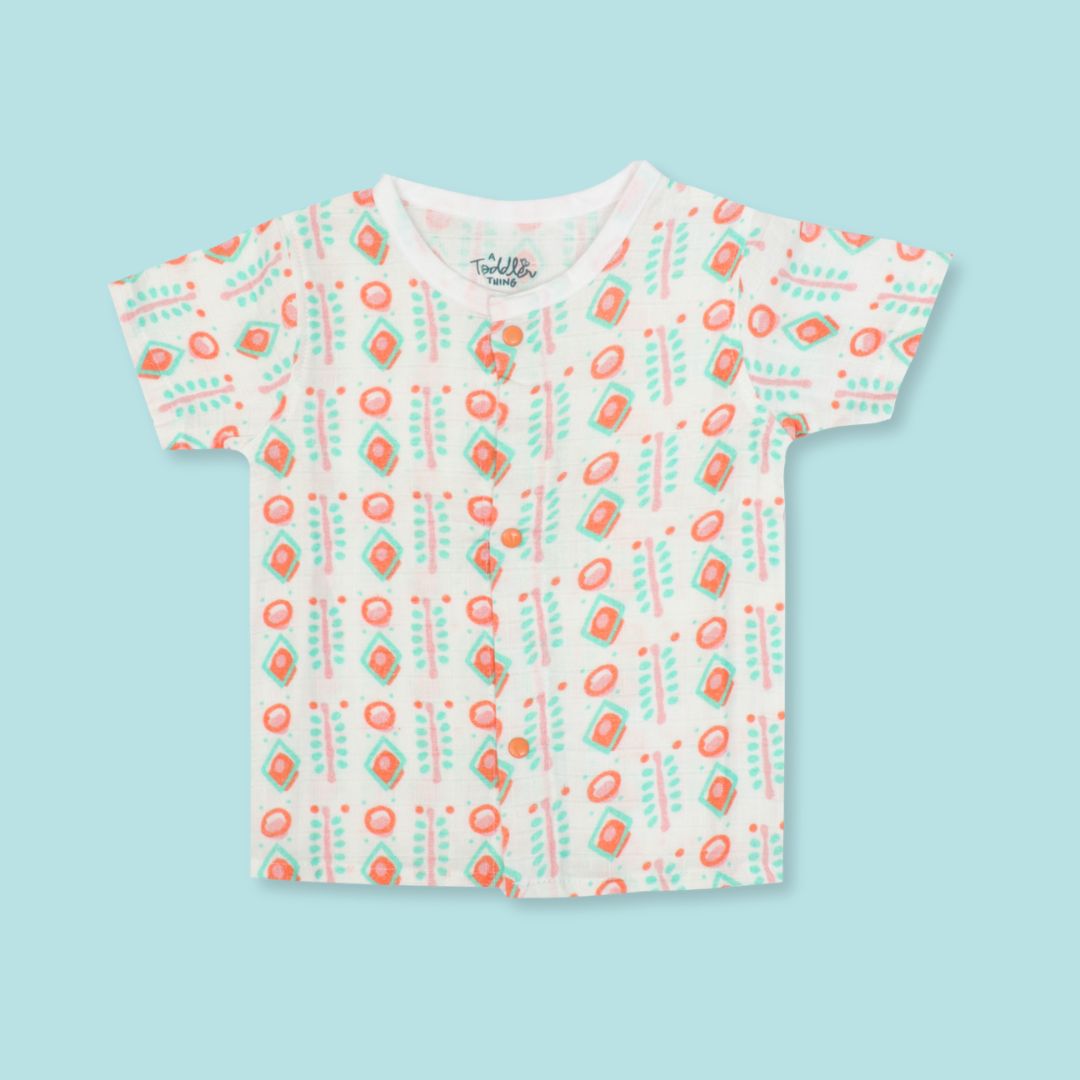 Zoodle Blocks - Muslin Sleep Suit for babies and kids (Unisex)