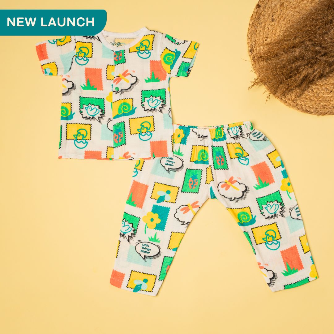 Toddler Tales - Muslin Sleep Suit for babies and kids (Unisex)