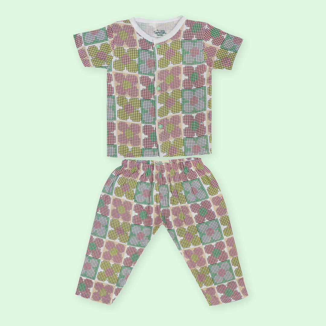 Seaside Stripes - Muslin Sleep Suit for babies and kids (Unisex)