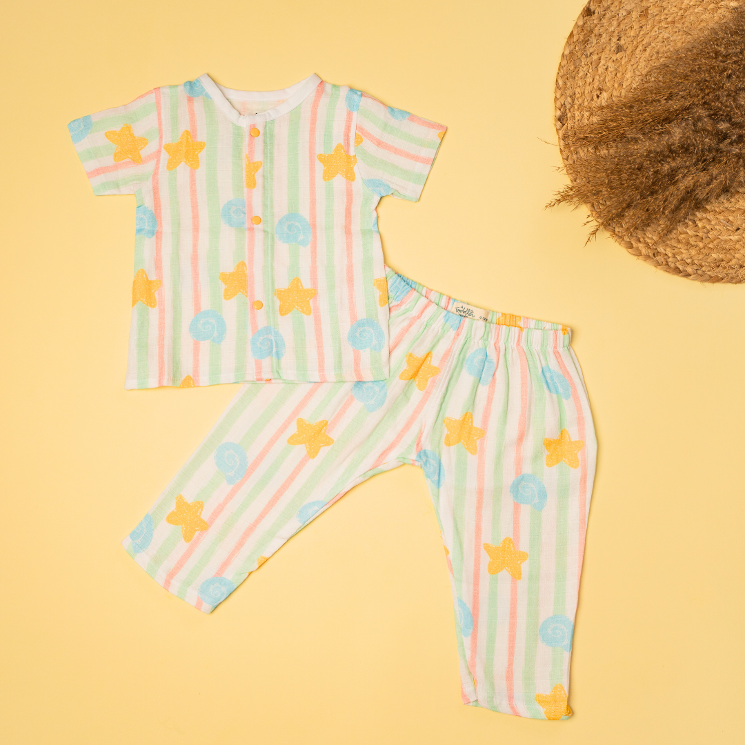 Toucan Punch - Muslin Sleep Suit for babies and kids (Unisex)