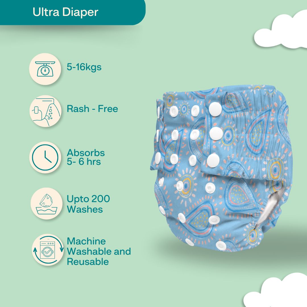 Peach on the bum - Ultra Diaper 2.0