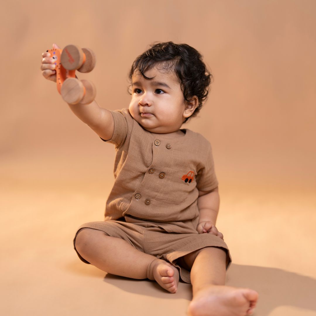 Cinnamon Wheels - Muslin Co-ord Set