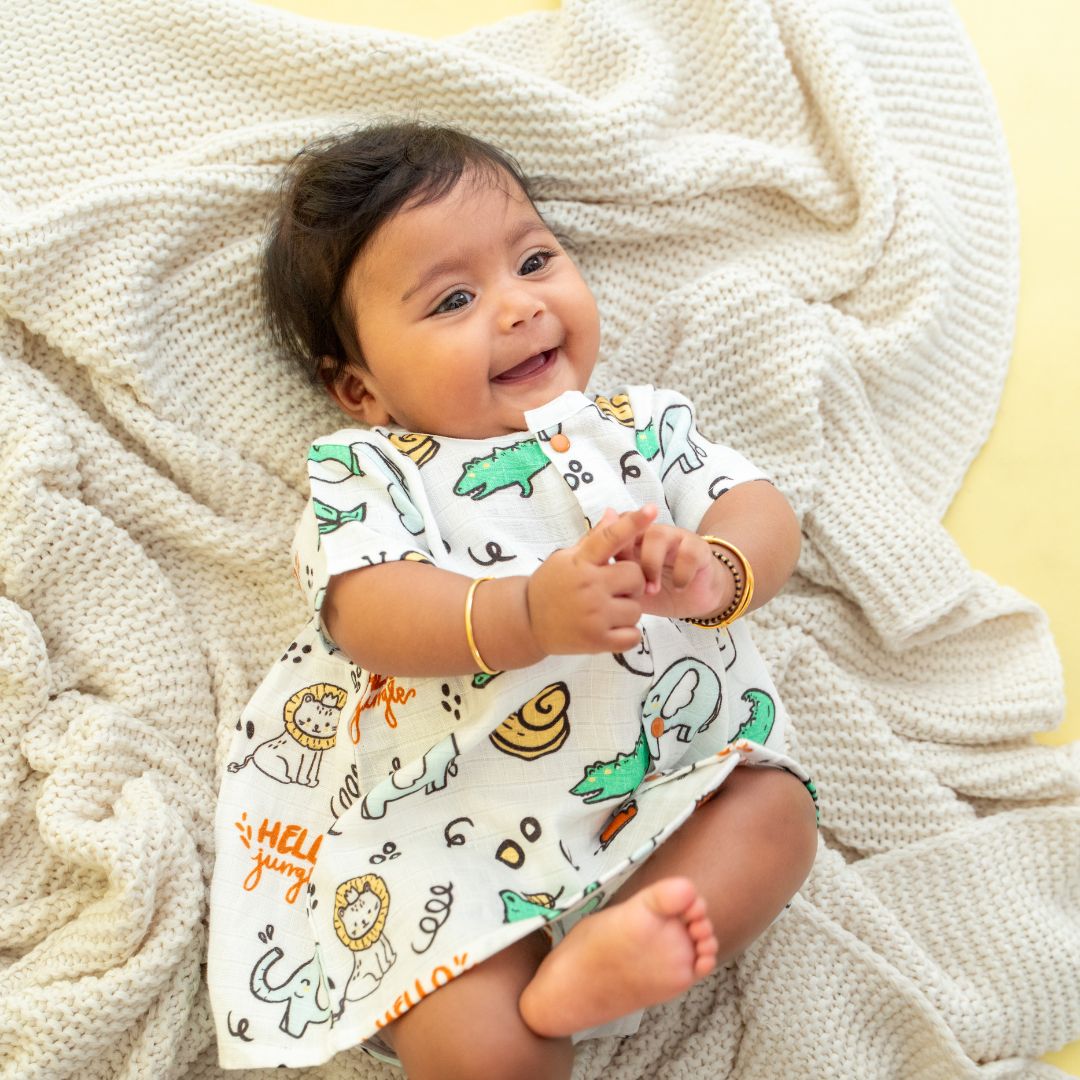 Box Of Love - Muslin Button Frock