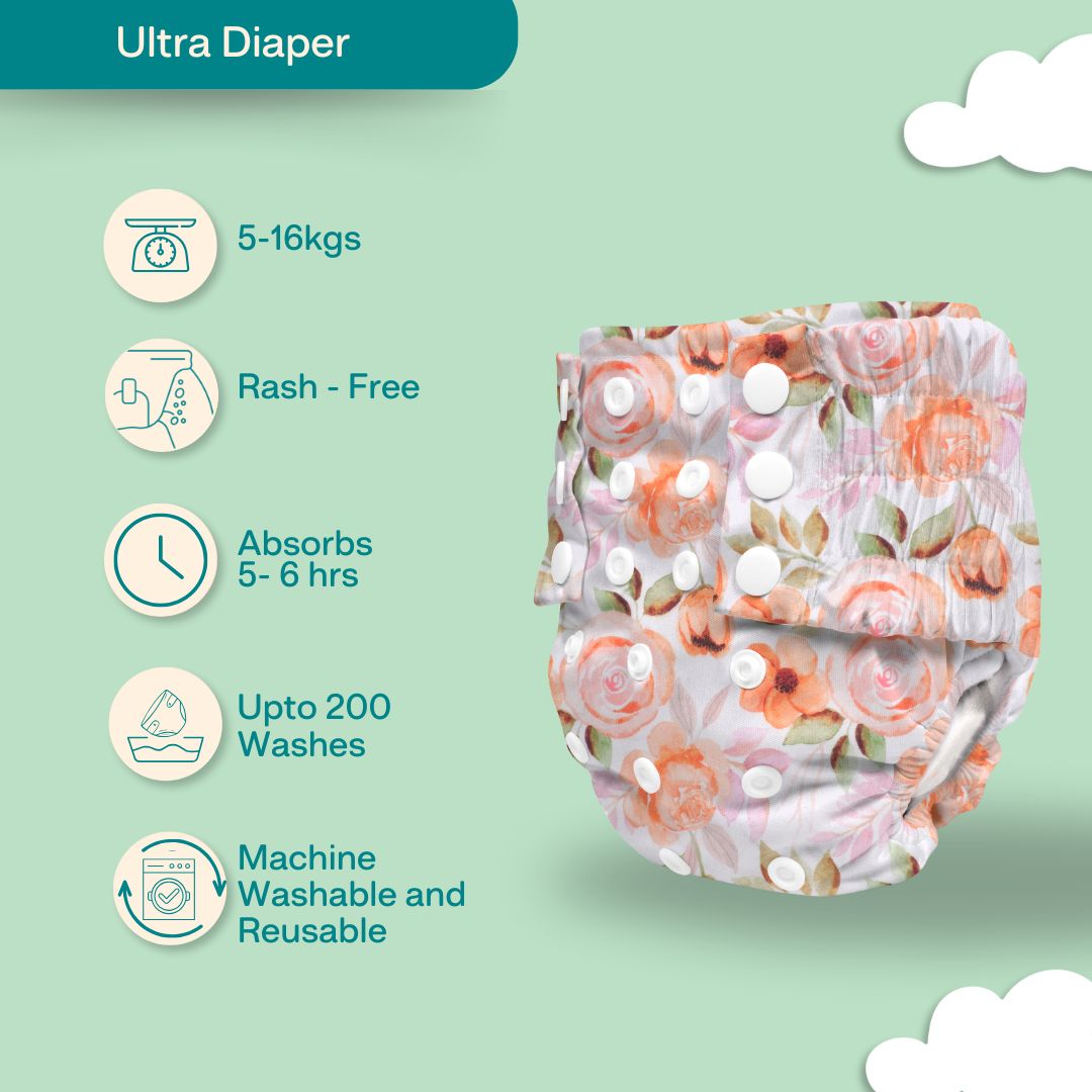 Peach on the bum - Ultra Diaper 2.0