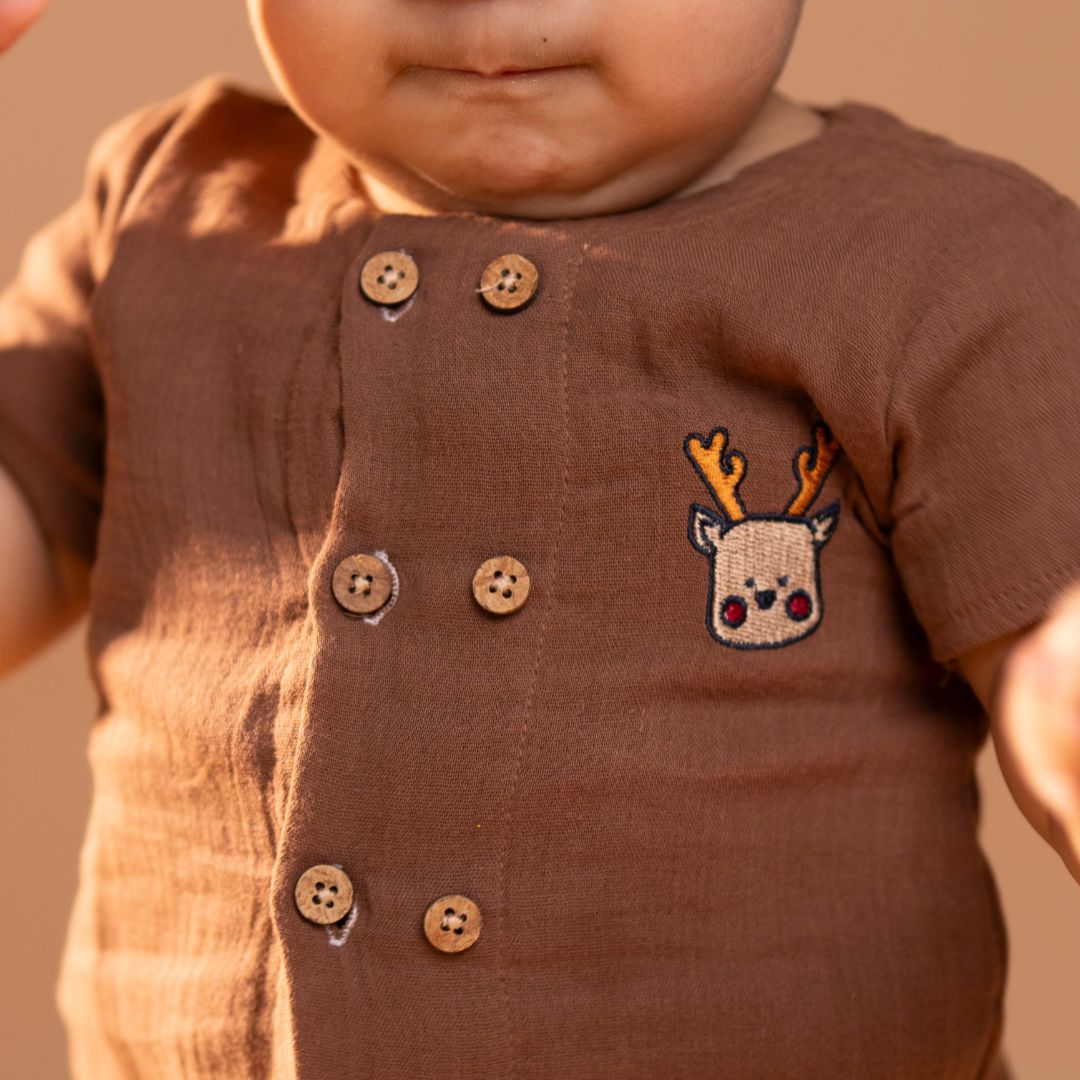 Cinnamon Wheels - Muslin Co-ord Set