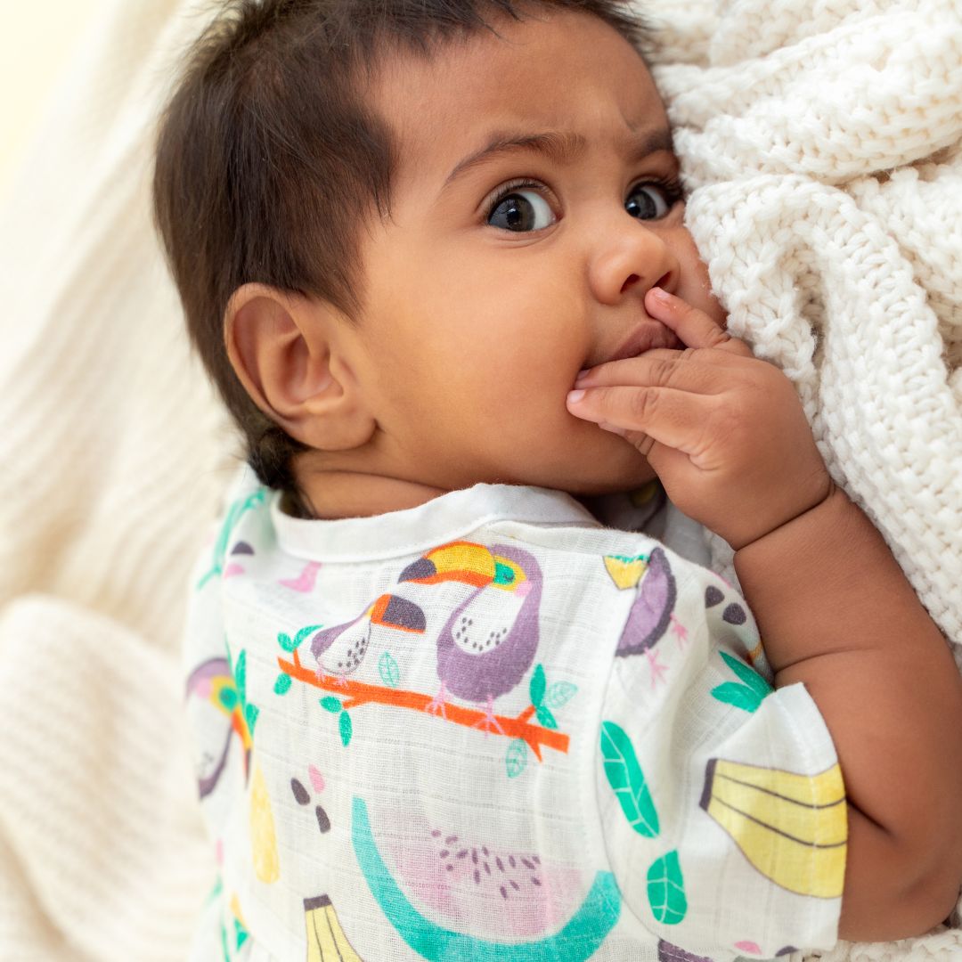 Flora Pixels - Muslin Button Frock