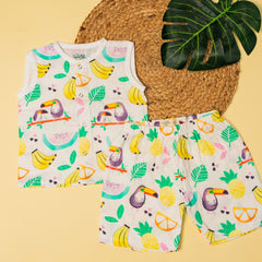 Toucan Punch - Muslin Jabla and Shorts for Babies and Toddlers
