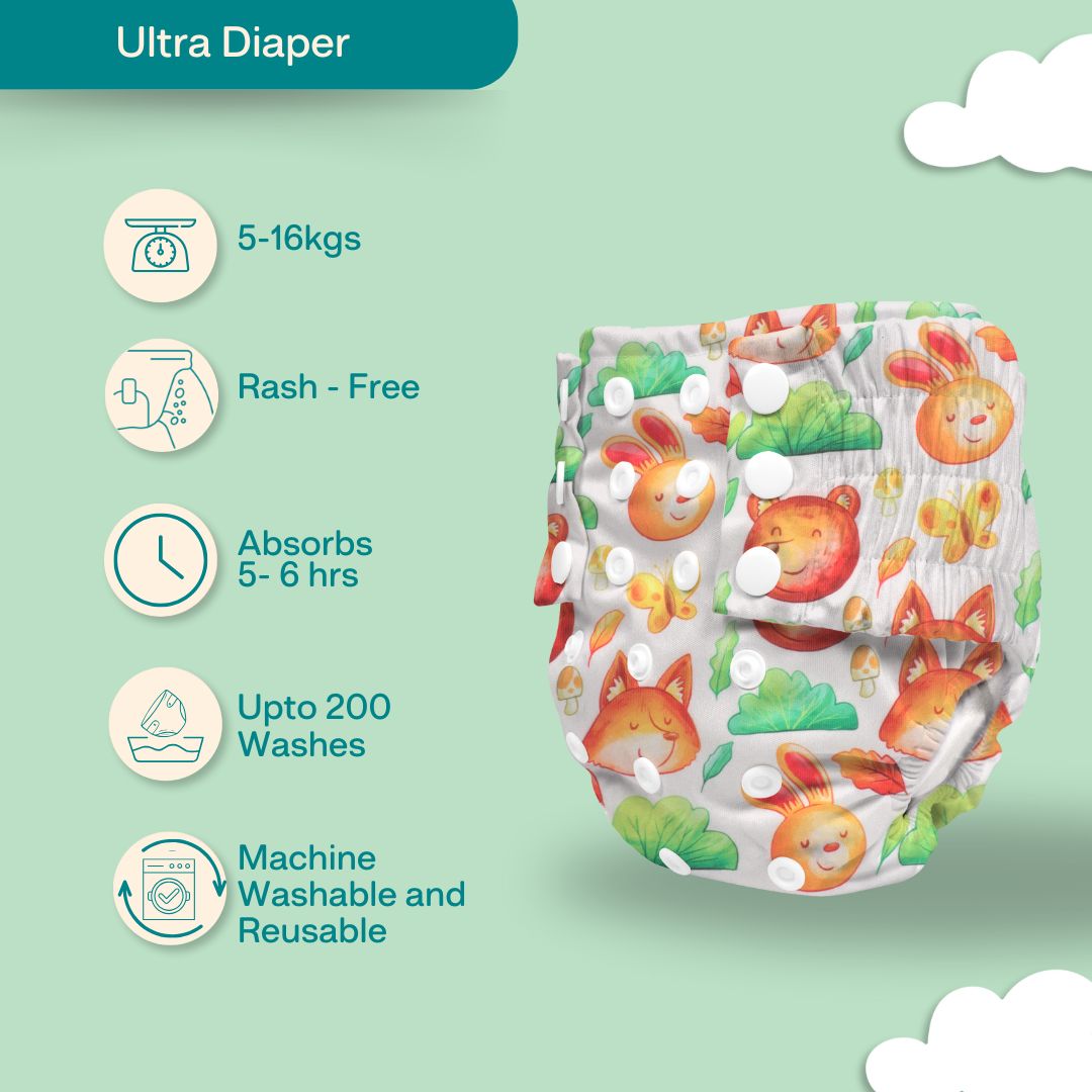 Peach on the bum - Ultra Diaper 2.0