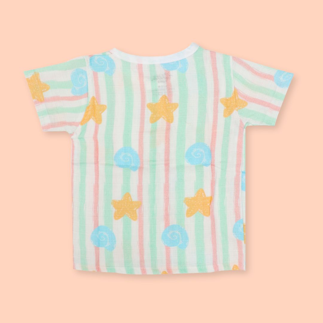 Flora Pixels - Muslin Sleep Suit for babies and kids (Unisex)