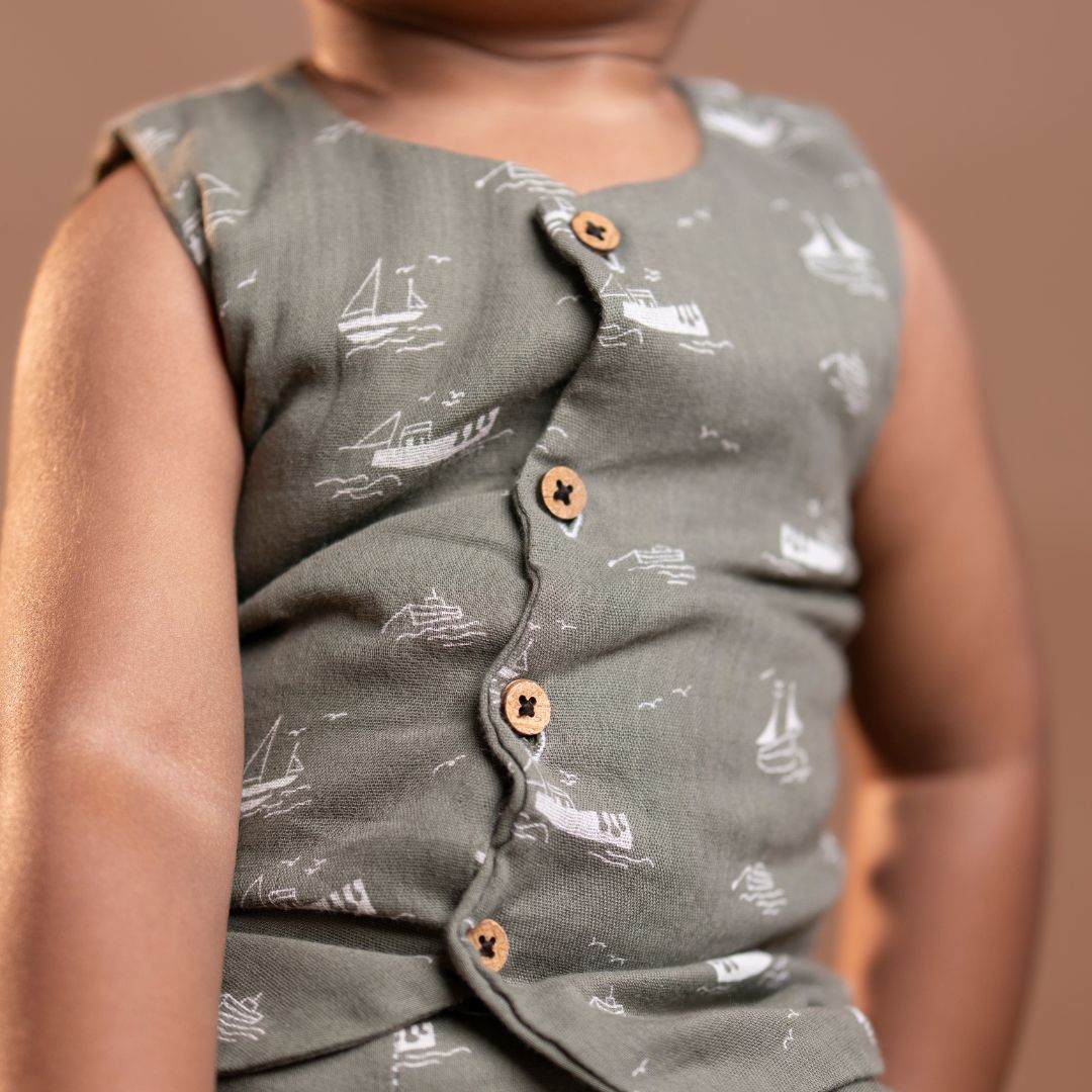 Bubble Buddies - Muslin Jabla and Shorts for Babies and Toddlers