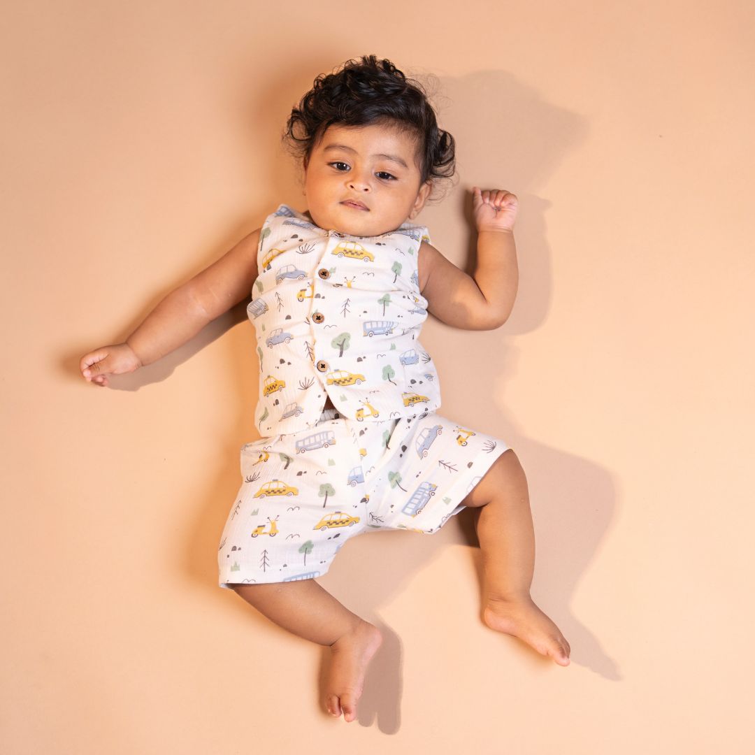 Captain Crew - Muslin Jabla and Shorts for Babies and Toddlers