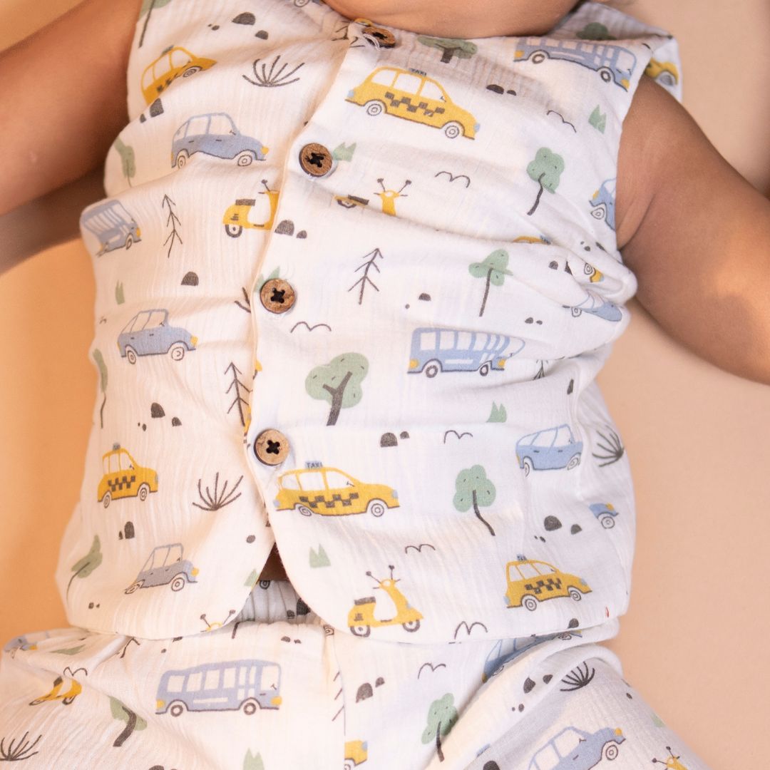 Captain Crew - Muslin Jabla and Shorts for Babies and Toddlers