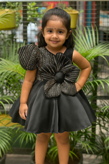 Midnight Bloom Party Dress
