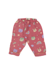 Bunny, Bear and Beyond (Pack of 5) - Muslin Full Sleeve Sleep Suit for babies and kids (Unisex)