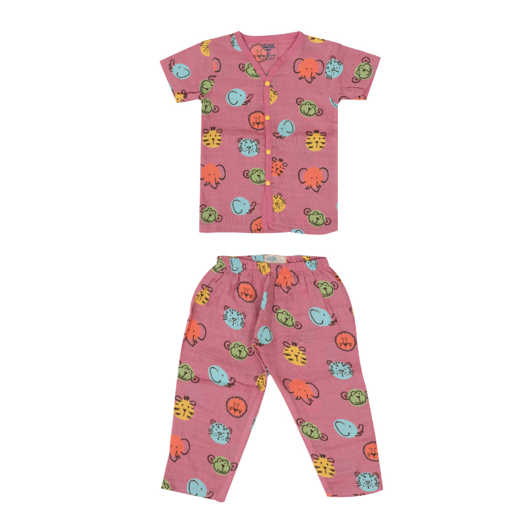 Muslin Colour Sleep Suits for babies and kids (Unisex)