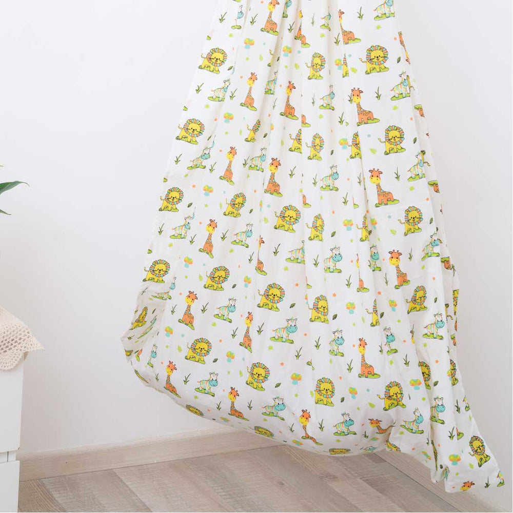 Babies Animal Kingdom Thottil/Jhula/Cotton Cloth Cradle