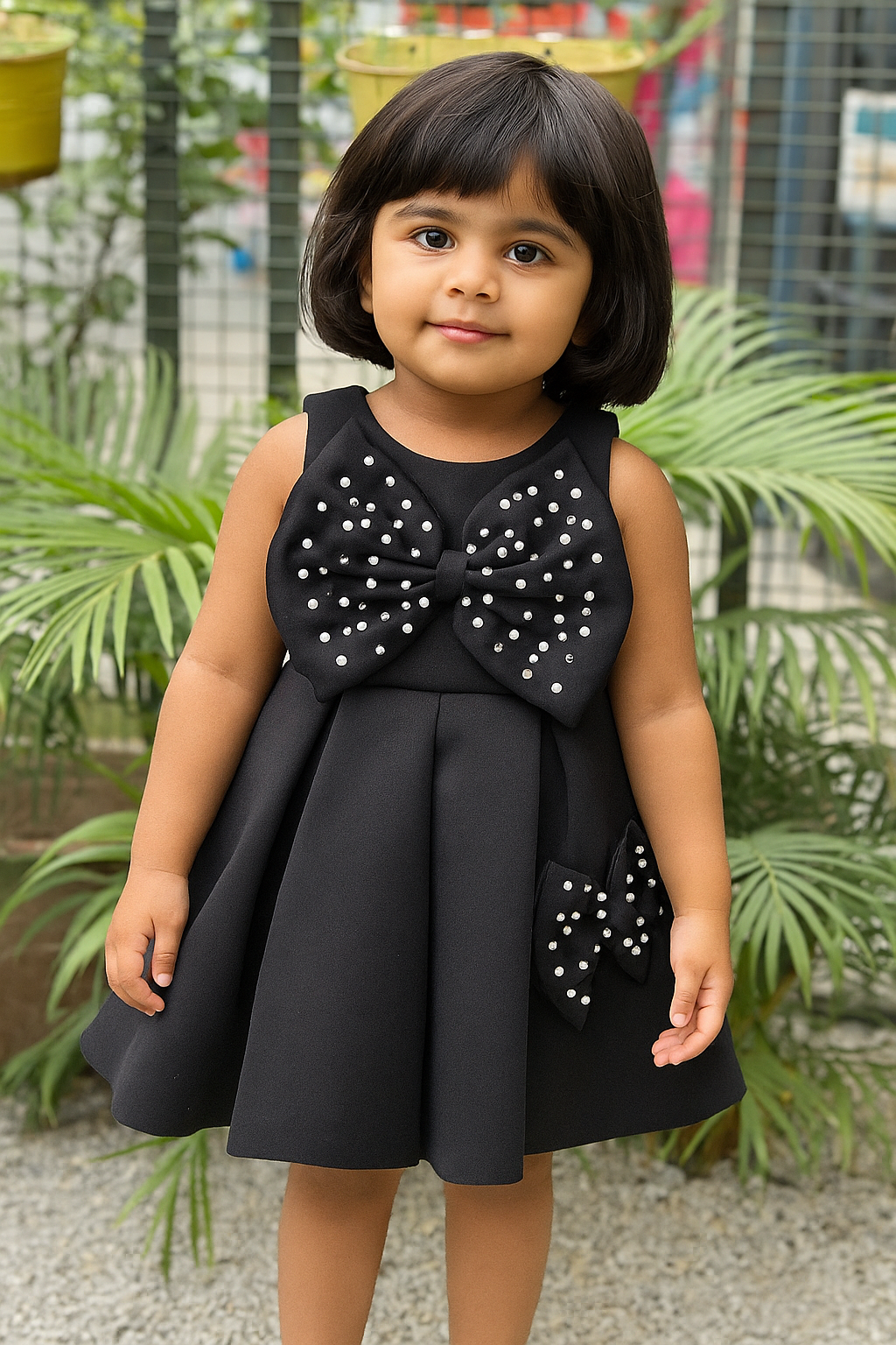 Noir Pearl Princess Dress