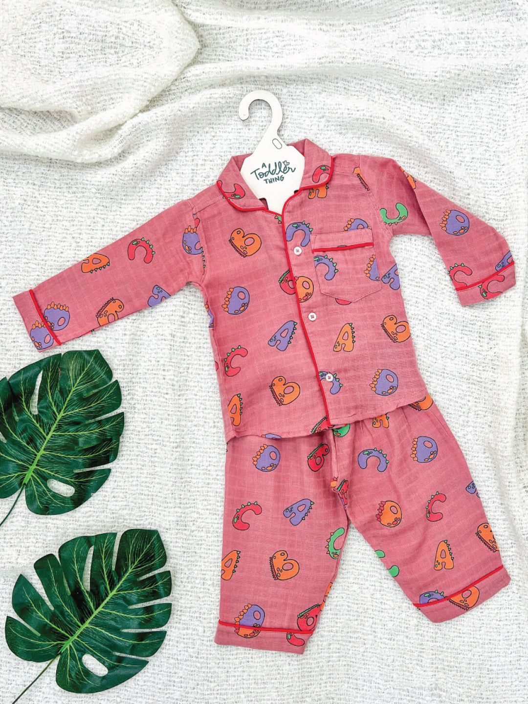 Five Friends Pajamas (Pack of 5) - Muslin Full Sleeve Sleep Suit for babies and kids (Unisex)