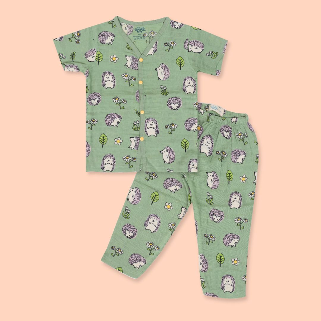 Bloom In The Wild (Pack of 3) - Muslin Sleep Suit for babies and kids