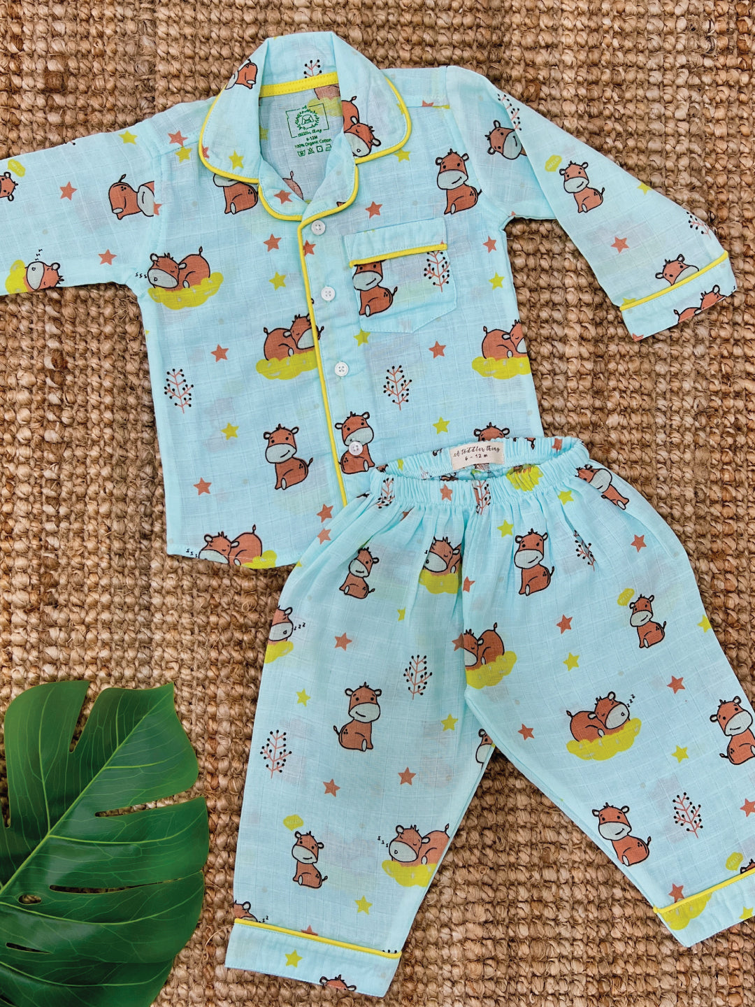 Five Friends Pajamas (Pack of 5) - Muslin Full Sleeve Sleep Suit for babies and kids (Unisex)