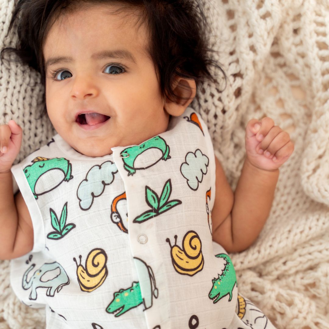 Special Edition - Muslin Jabla Button Type for Babies -  Combo Packs