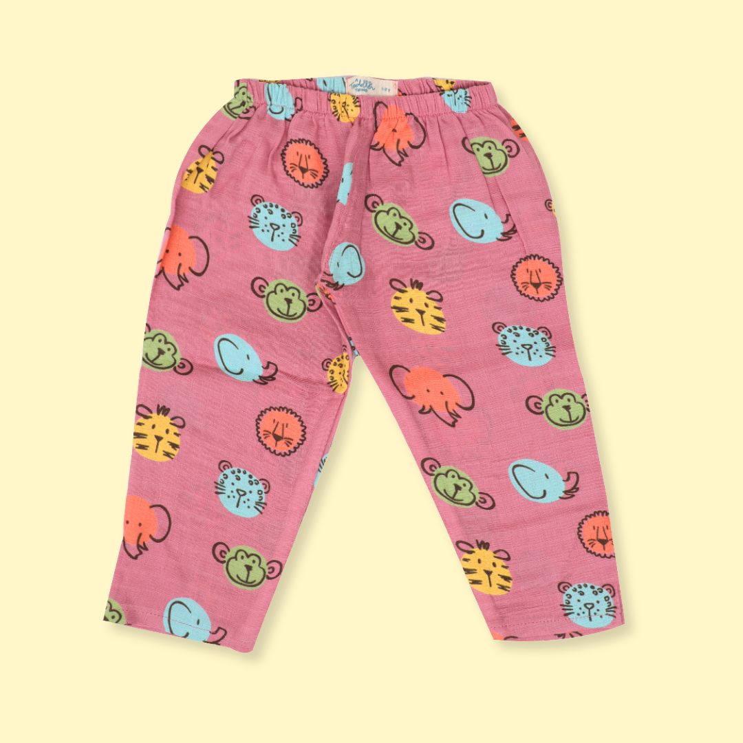 Dreamy Jungle (Pack of 2) - Muslin Sleep Suit for babies and kids (Unisex)