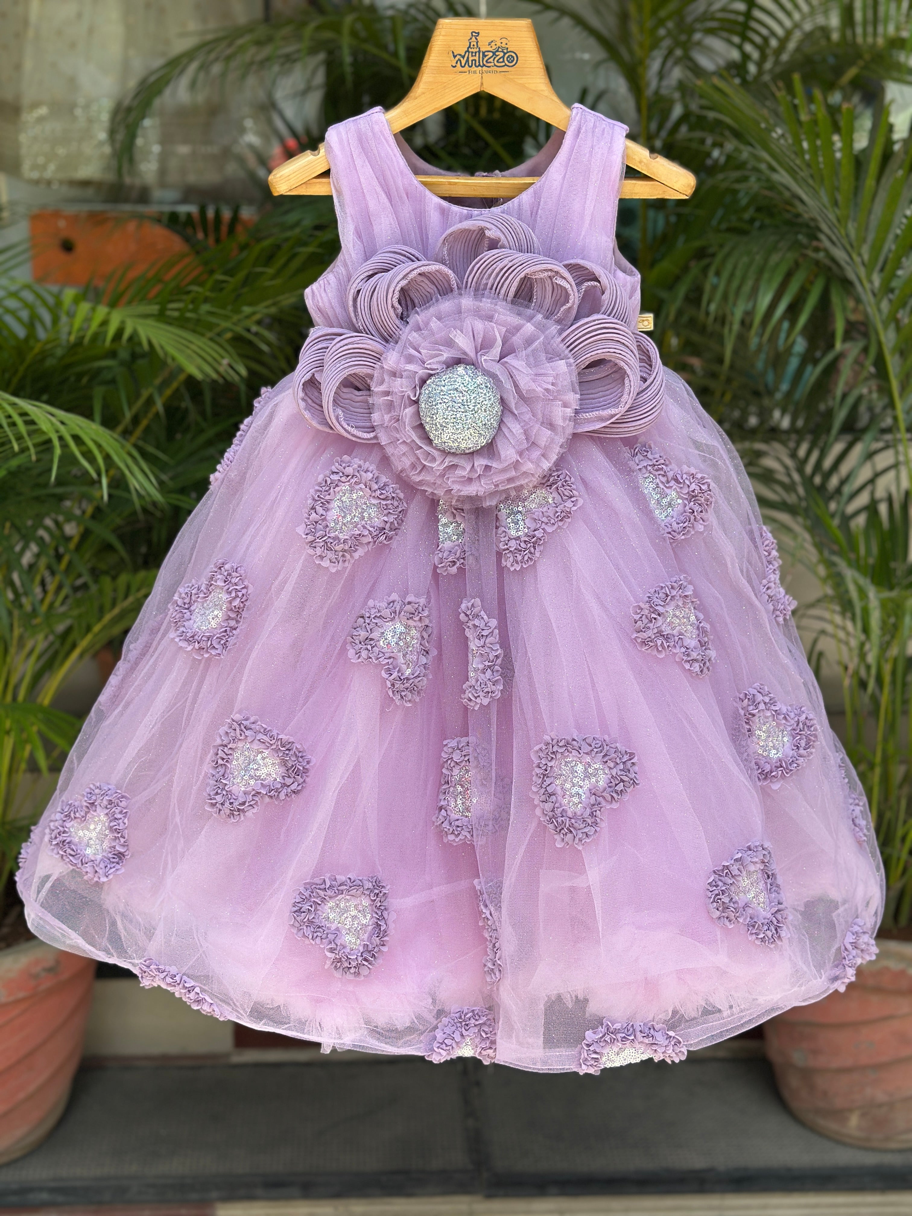 Lavender Princess Birthday Dress – 1st Birthday Special