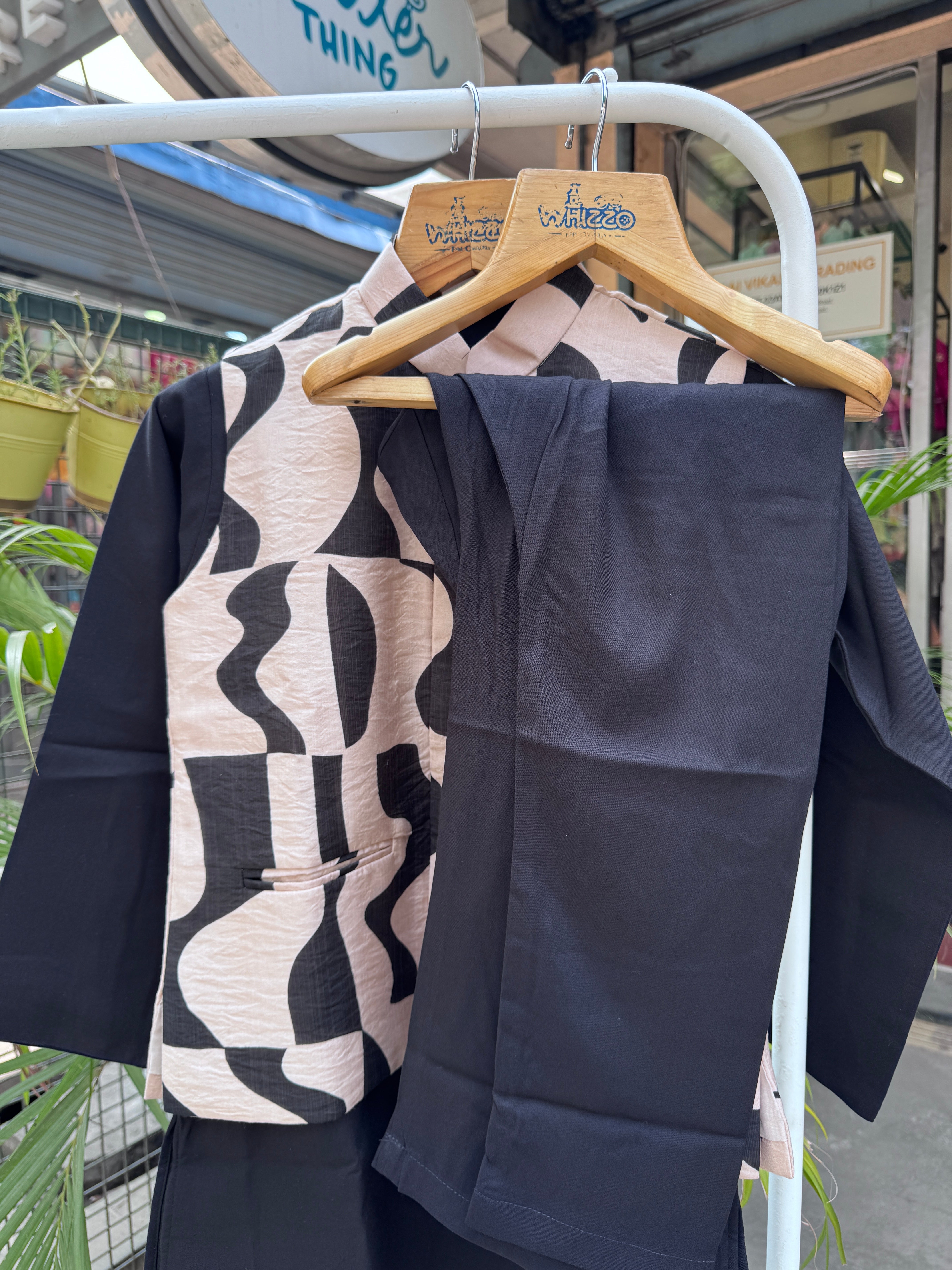 Premium Boys Ethnic Jacket Kurta Set (Cotton-Lined) – Festive & Wedding Collection for Ages 5 to 7 Years | Designer Printed Nehru Jackets with Matching Kurta & Churidar pant