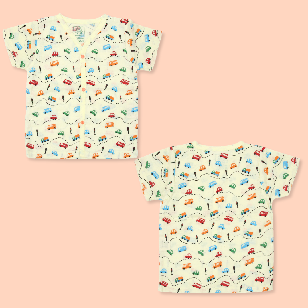 Jungle Wingle (Pack of 5) - Muslin Sleep Suit for babies and kids