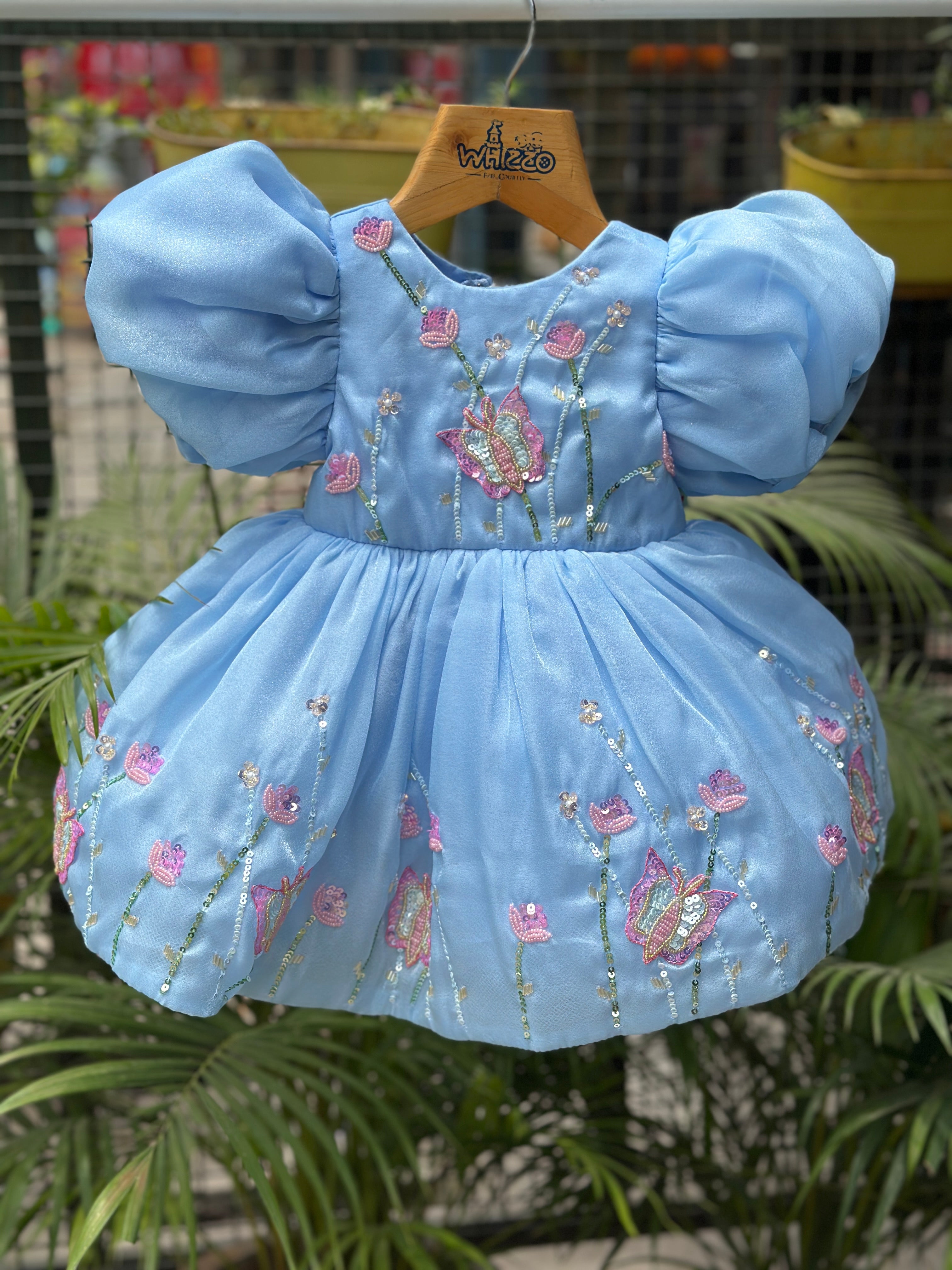 Butterfly Meadow Organza Dress
