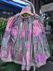 Mint Green Floral Printed Lehenga Set with Sequin Embroidered Blouse & Tassel Detailing | Premium Festive Ethnic Wear for Girls | Ages 1–6 Years