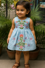 Sky Garden Embroidered Dress