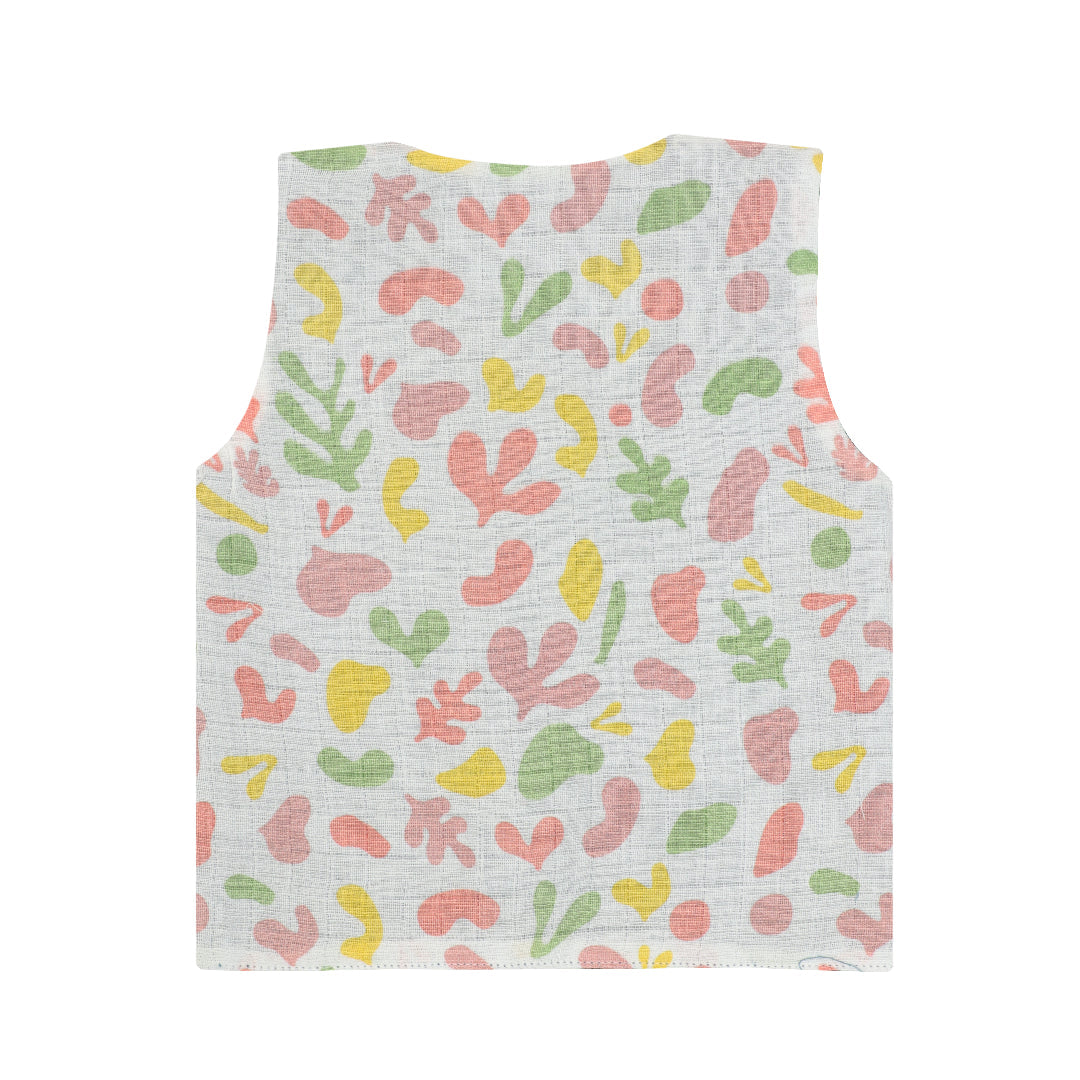 Beak-a-boo - Reversible Muslin Jabla (Pack of 2)