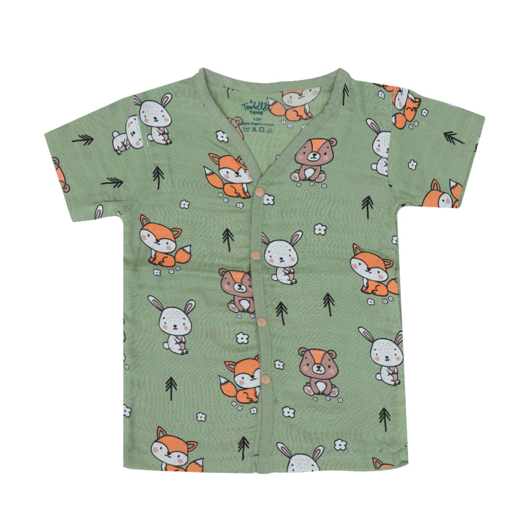 Forest Joy - Muslin Sleep Suit for babies and kids (Unisex)