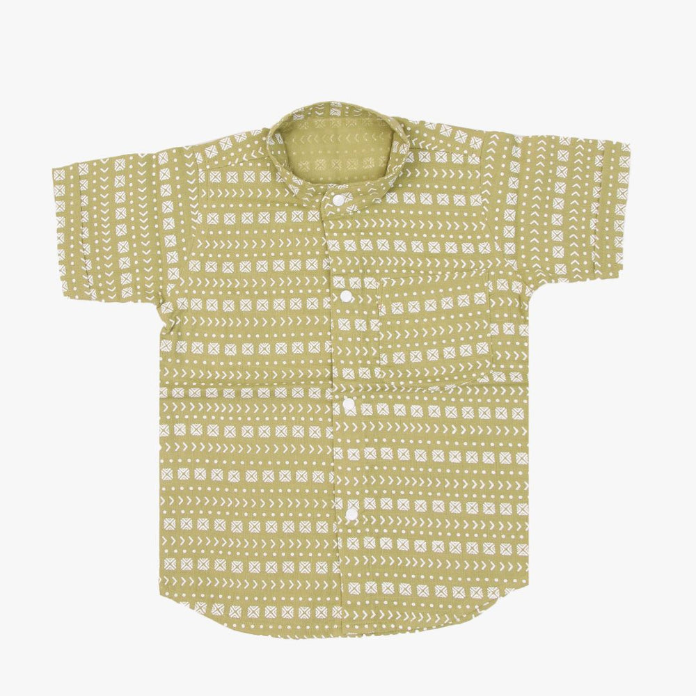Kids Collared Co-ord sets Olive