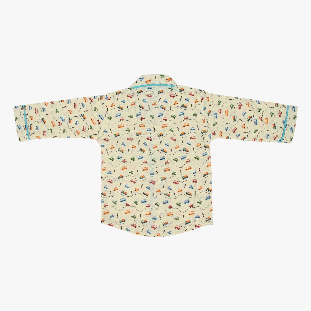 On The Road - Muslin Full Sleeve Sleep Suit for babies and kids (Unisex)