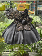 Midnight Bloom Party Dress