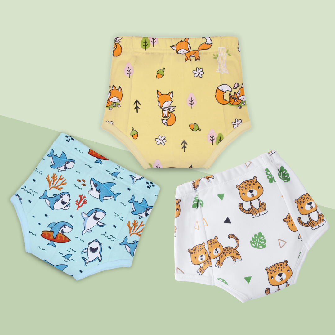 1-2 Years (Pack of 3)  - Ultra Undies - Baby Padded Underwear